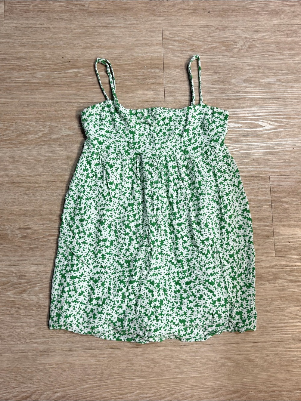 Garage Green Floral Romper